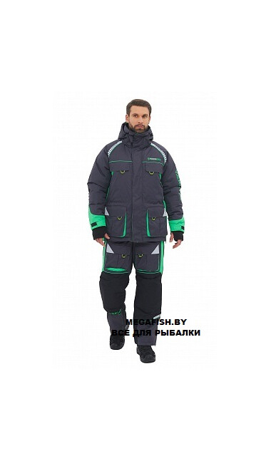 Костюм зимний Huntsman Yakutia (ткань Galaxy Breathable) цвет Тёмно-серый...