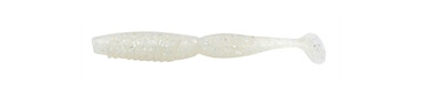 Твистер MEGABASS SPINDLE WORM 3", 8 шт в уп., цвет: Aurora Pearl Shad