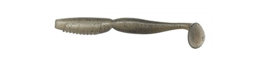 Твистер MEGABASS SPINDLE WORM 3", 4 шт в уп., цвет: Silver/Smoke Shad