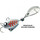 Тейлспиннер UF Studio Hurricane (14 гр; 2.5 см) Silver Ghost