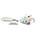 Тейлспиннер UF Studio Hurricane (10 гр; 2 см) White