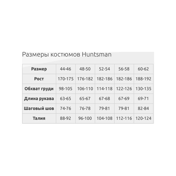 Костюм зимний (тройка) Huntsman АМУР -35°C 60-62 6