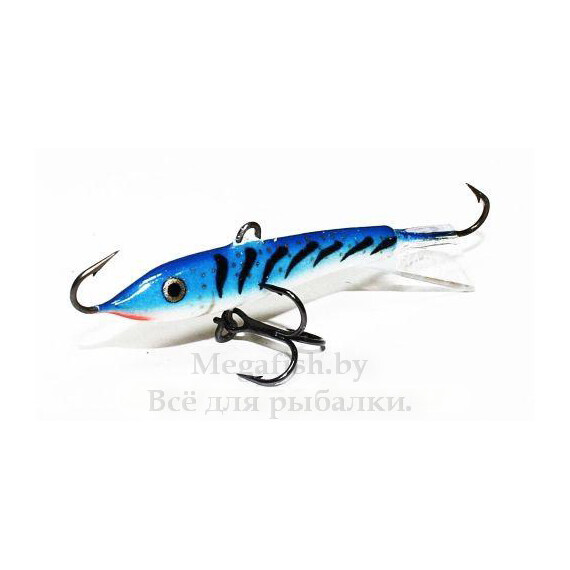 Балансир Rapala Jigging Rap W05 (9гр 5см) GBT Glow Blue Tiger