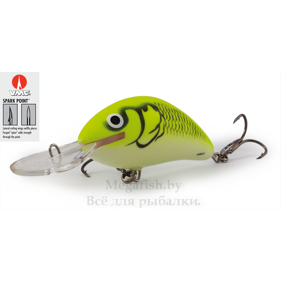 Воблер Salmo Hornet F 09 (35гр, 9см, 3-5м) floating YLG 2