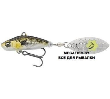 Тейл-спиннер Savage Gear 3D Sticklebait Tailspin 7.3 см 13гр Green Silver Ayu